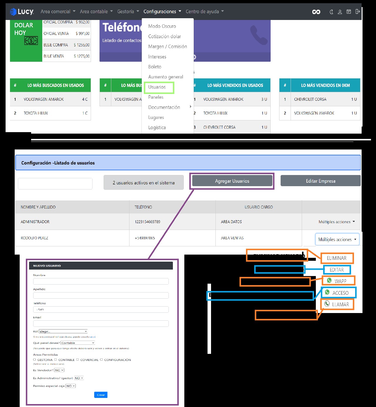 Configuración > Empresa